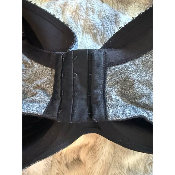 Torrid Curve 44DDD Gray/Black Comfy Staple Bra Intimate Sleepwear Daily - Picture 3 of 6